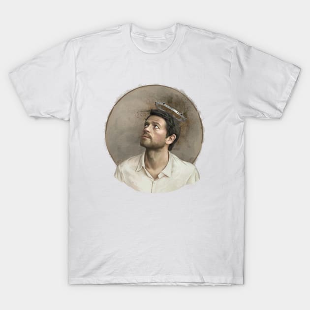 Castiel. White T-Shirt by Armellin